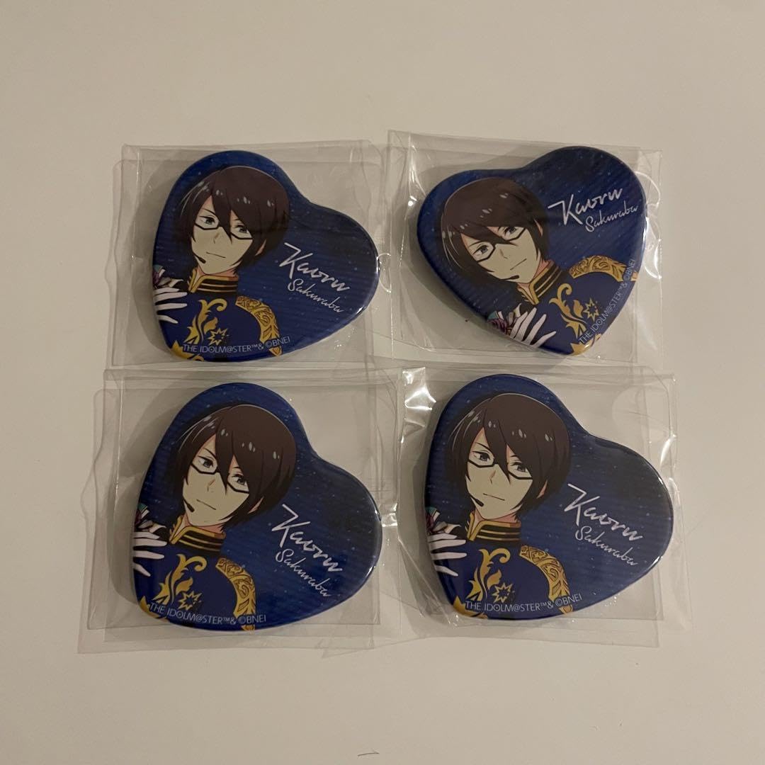 Amazon.co.jp: sidem ハート缶バッジ 桜庭薫 4点 : おもちゃ